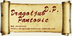 Dragoljub Pantović vizit kartica